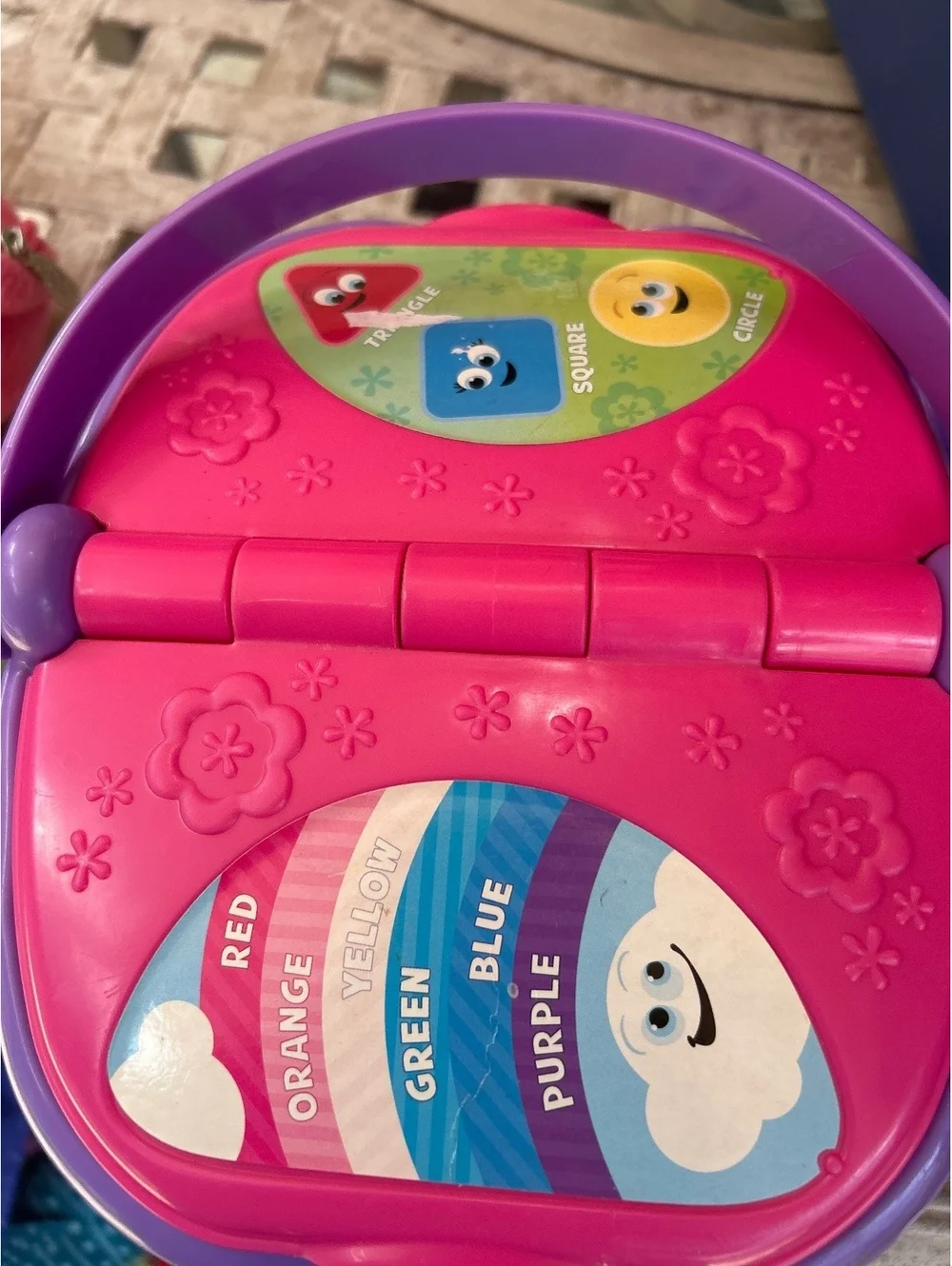 LeapFrog Interactive Pink and Purple Educational Toy Basket